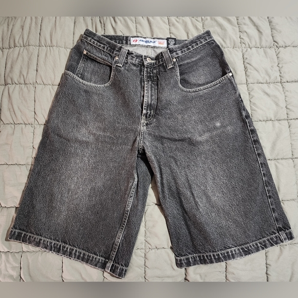 Vintage Anchor Blue Beyond Baggy Black Denim Jeans Size 36 - Picture 1 of 8